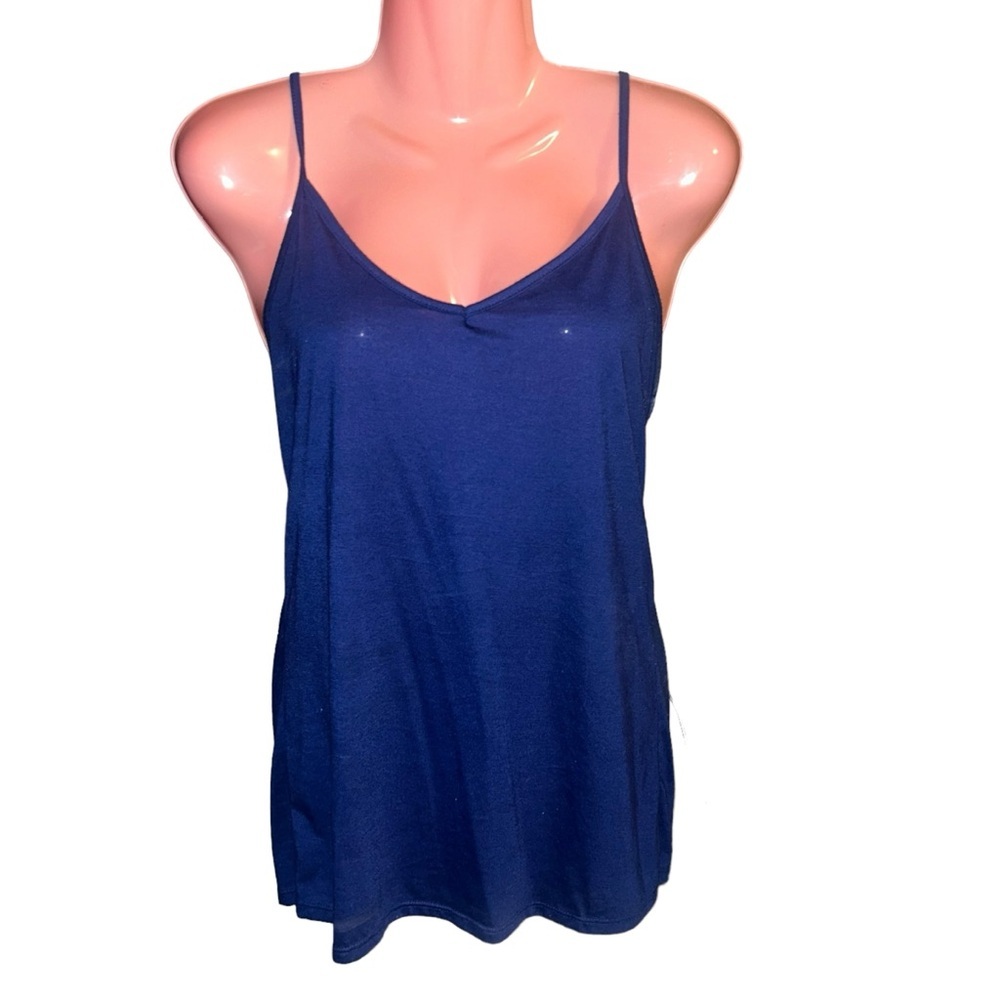 Rue 21 Royal Blue Lace Back Spaghetti Strap Size XL Tank Top